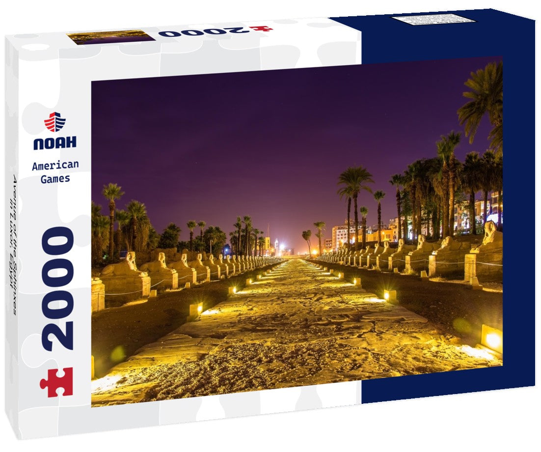 Noah Jigsaw Puzzle Avenue of the Sphinxes in Luxor, Egypt 2000 Pieces