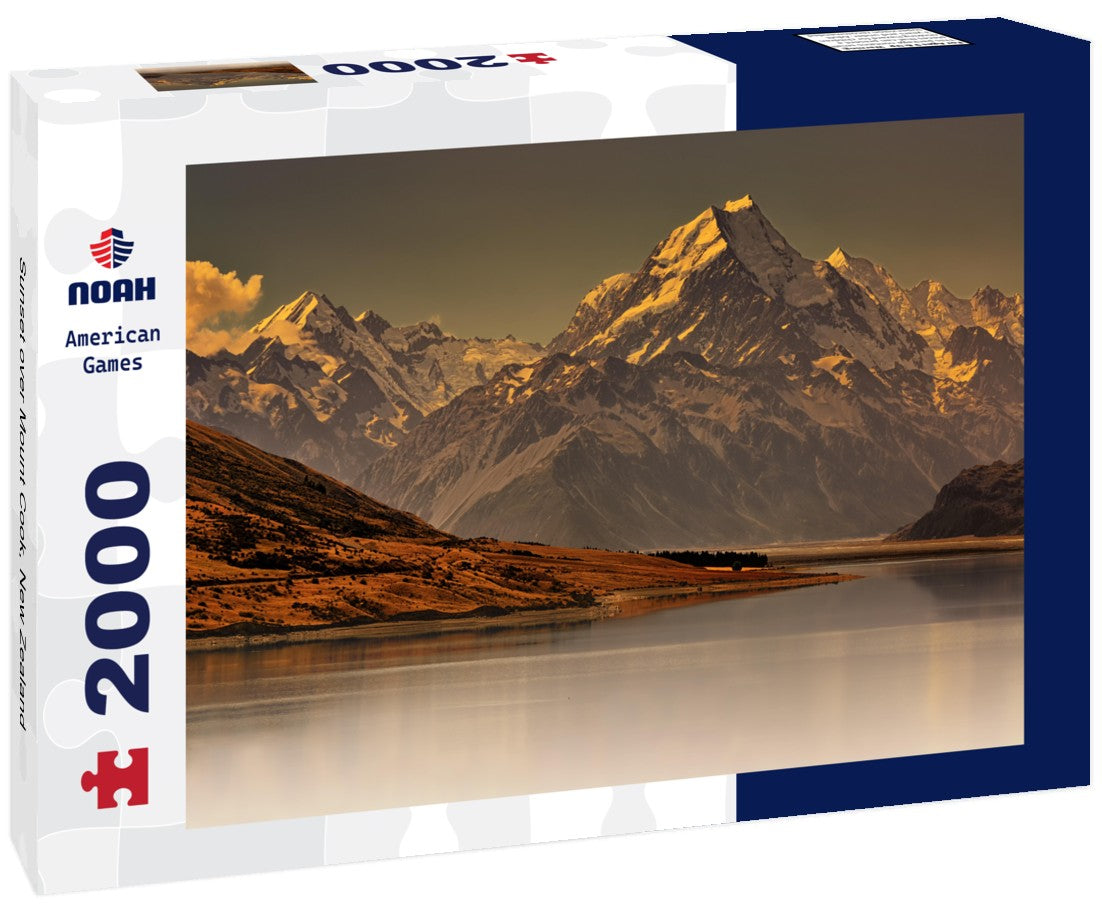 Noah Jigsaw Puzzle Sunset over Mount Cook, New Zealand 2000 Pieces