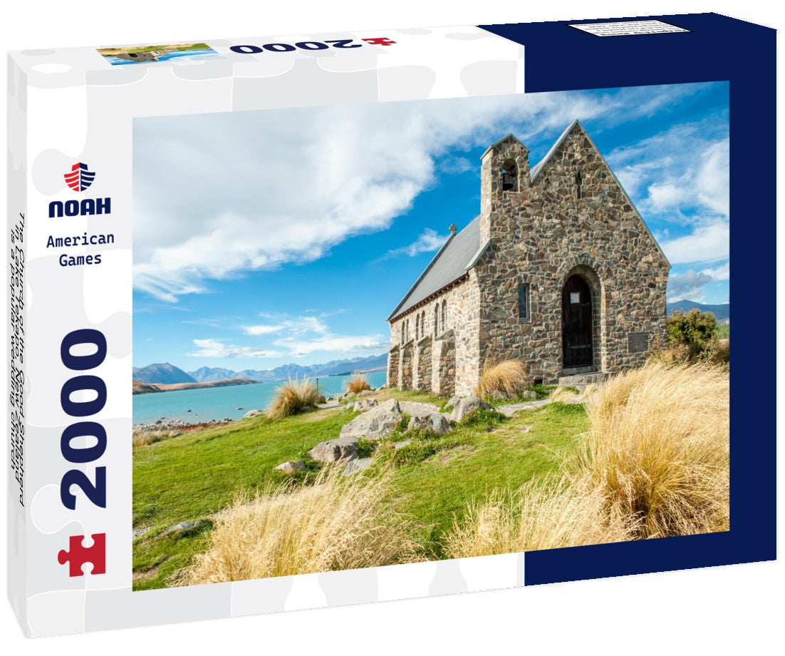 Noah Jigsaw Puzzle The Church of the Good Shepherd in Lake Tekapo, New Zealand, is a popular wedding church 2000 Pieces