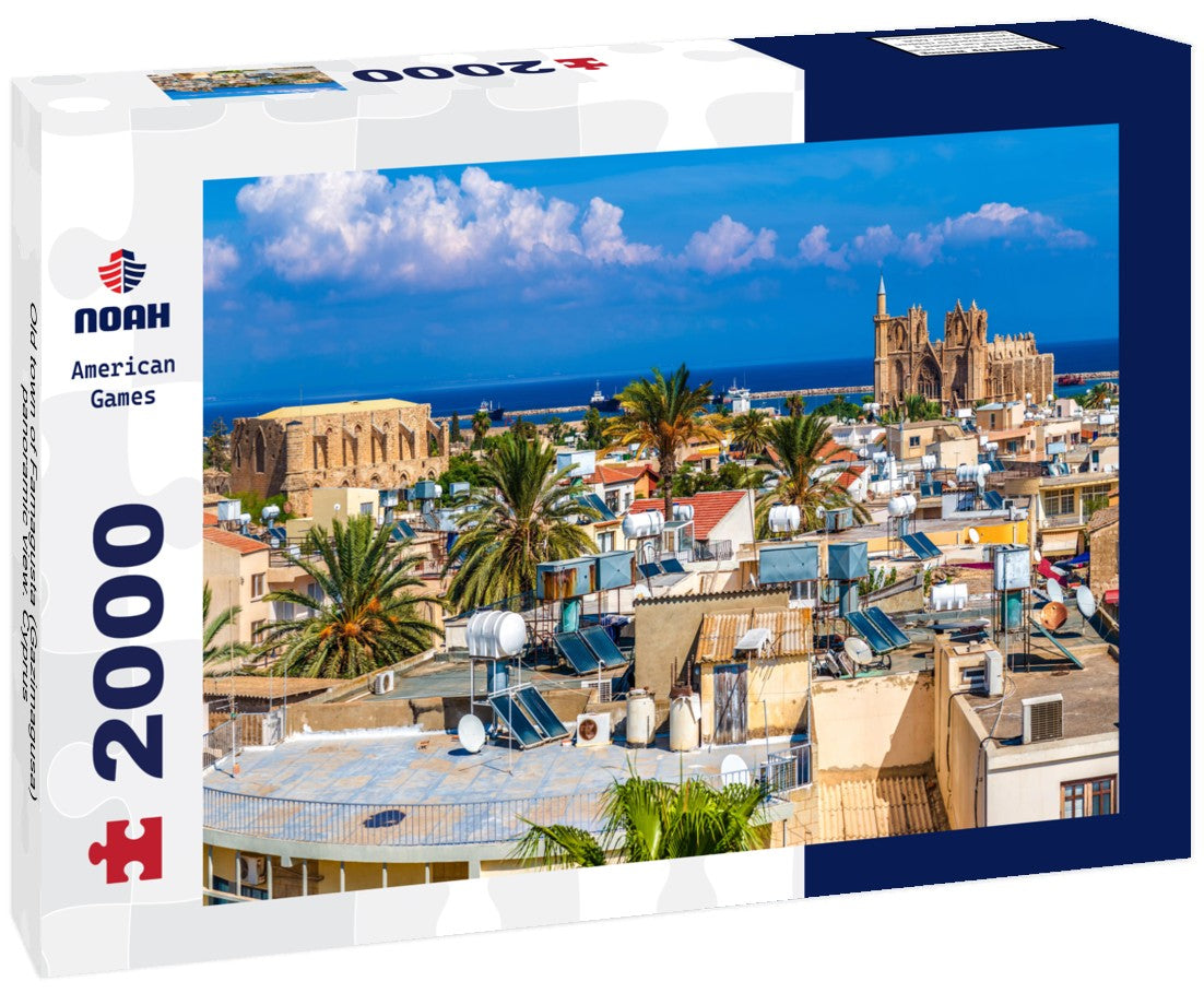 Old town of Famagusta (Gazimagusa), view. Cyprus 2000pc Puzzle
