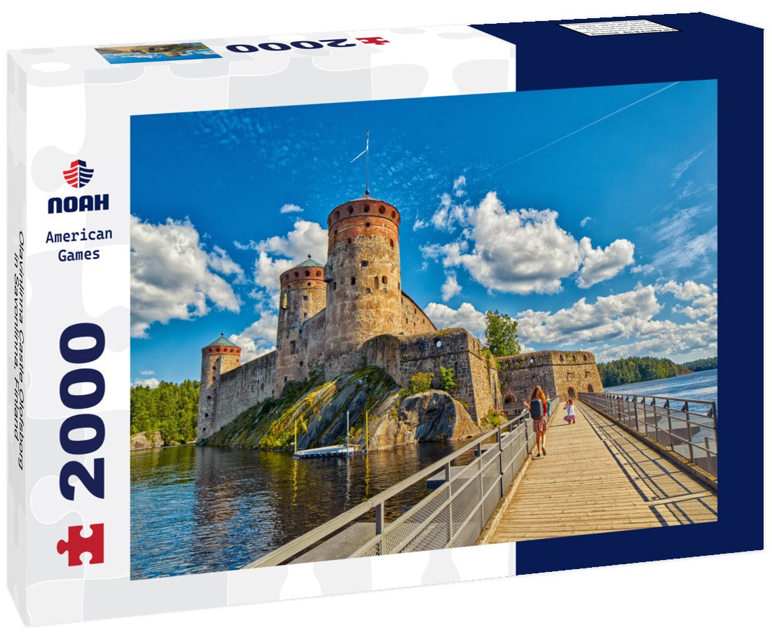 Noah Jigsaw Puzzle Olavinlinna Castle Olofsborg in Savonlinna, Finland 2000 Pieces