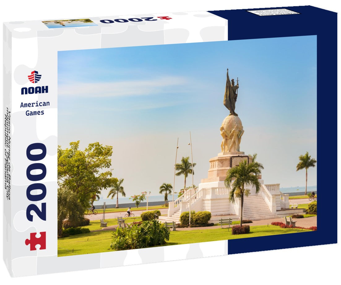 Noah Jigsaw Puzzle Vasco Nunez de Balboa monument. Panama City, Republic of Panama 2000 Pieces