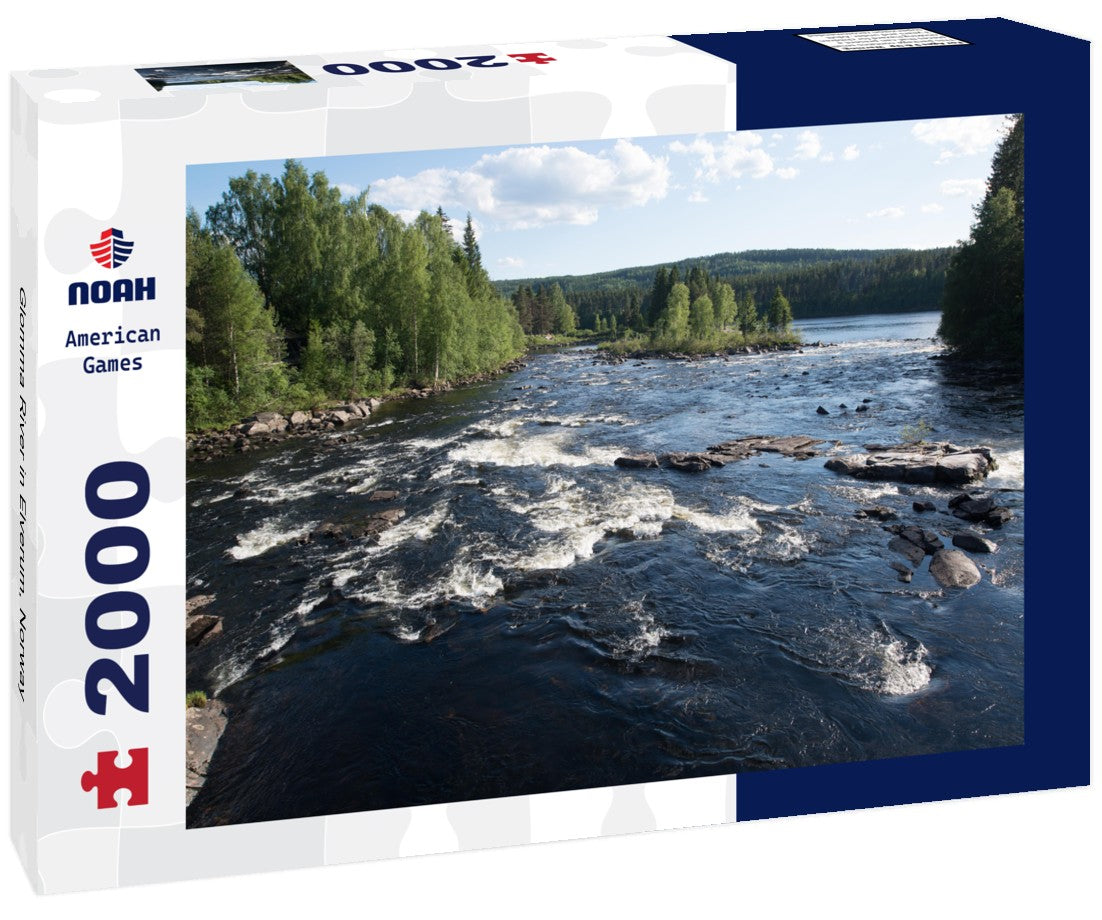 Noah Jigsaw Puzzle Glomma River in Elverum, Norway 2000 Pieces