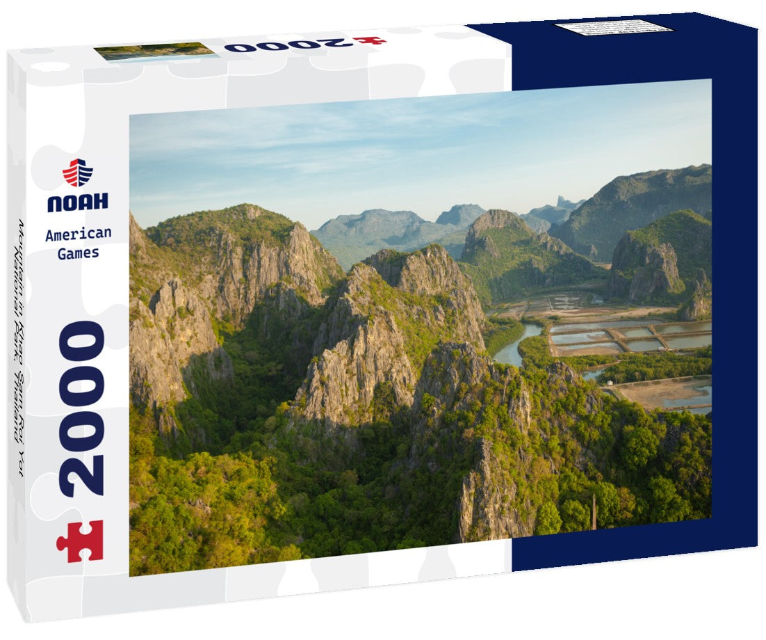 Noah Jigsaw Puzzle Mountain in Khao Sam Roi Yot National Park, Thailand 2000 Pieces