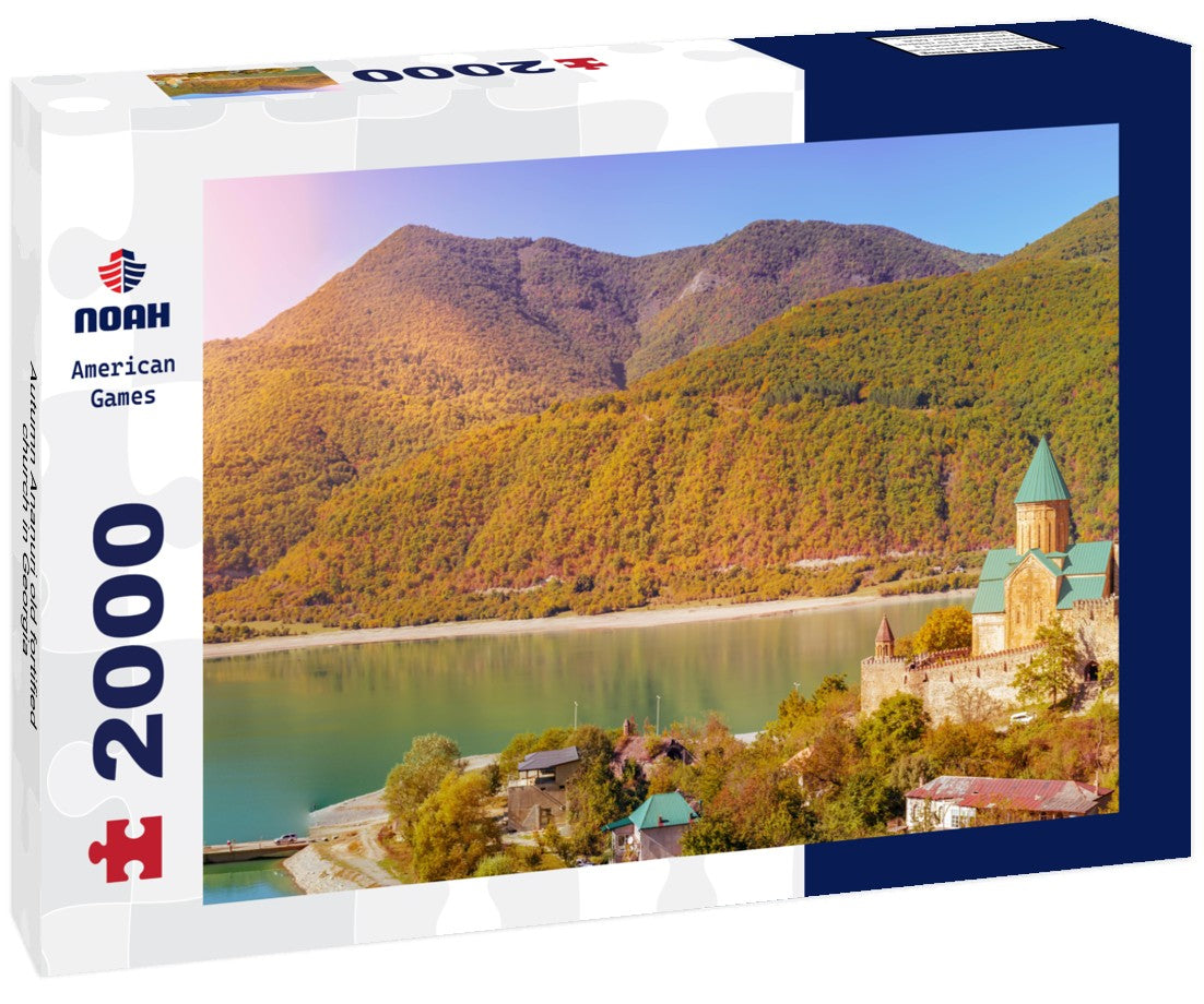 Noah Jigsaw Puzzle Autumn Ananuri old fortified church in Georgia 2000 Pieces