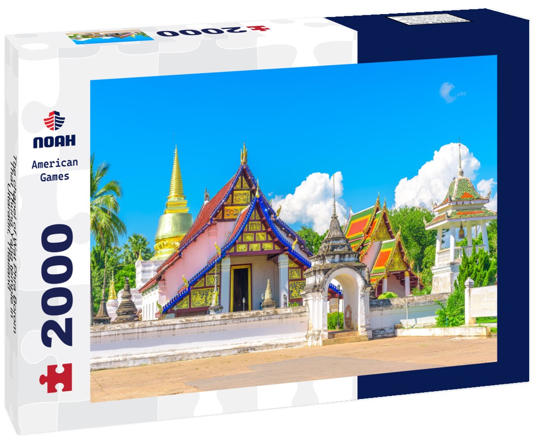 Noah Jigsaw Puzzle The chapel of Wat Phra Borom That Thung Yang temple in Uttaradit, Thailand 2000 Pieces