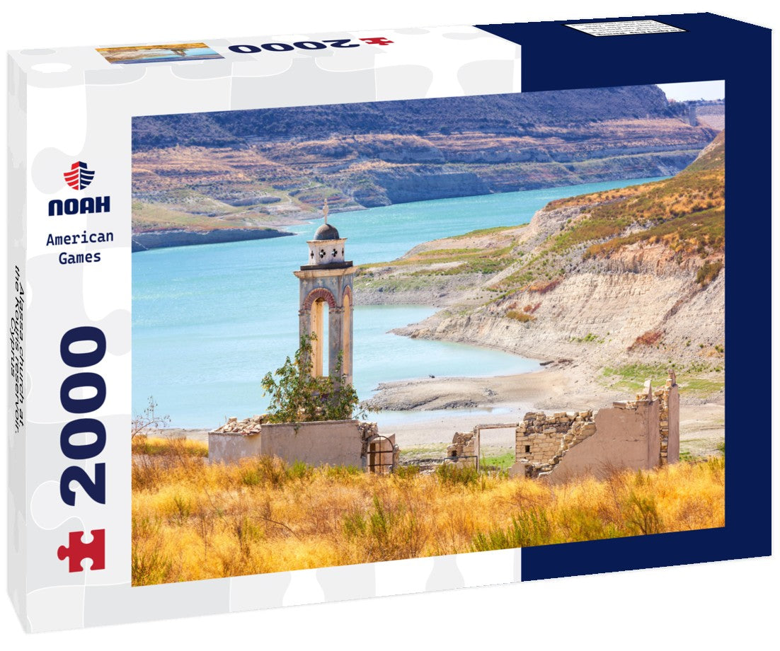 Noah Jigsaw Puzzle Alassa church at the Kouris reservoir. Cyprus 2000 Pieces