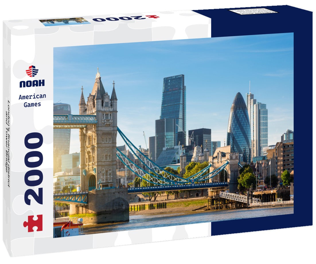 Noah Jigsaw Puzzle London's financial district and Tower Bridge 2000 Pieces