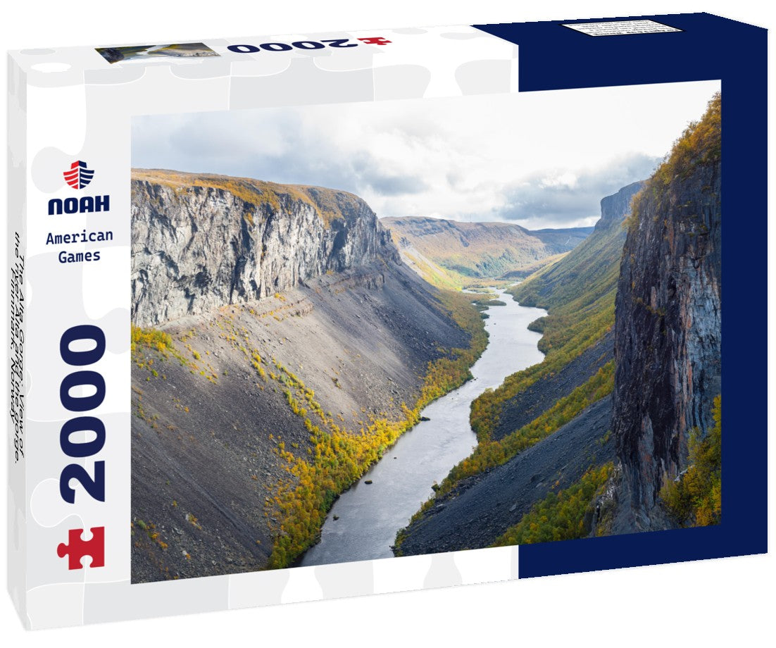 Noah Jigsaw Puzzle The Alta Gorge: View of the river Alta and the gorge. Finnmark, Norway 2000 Pieces