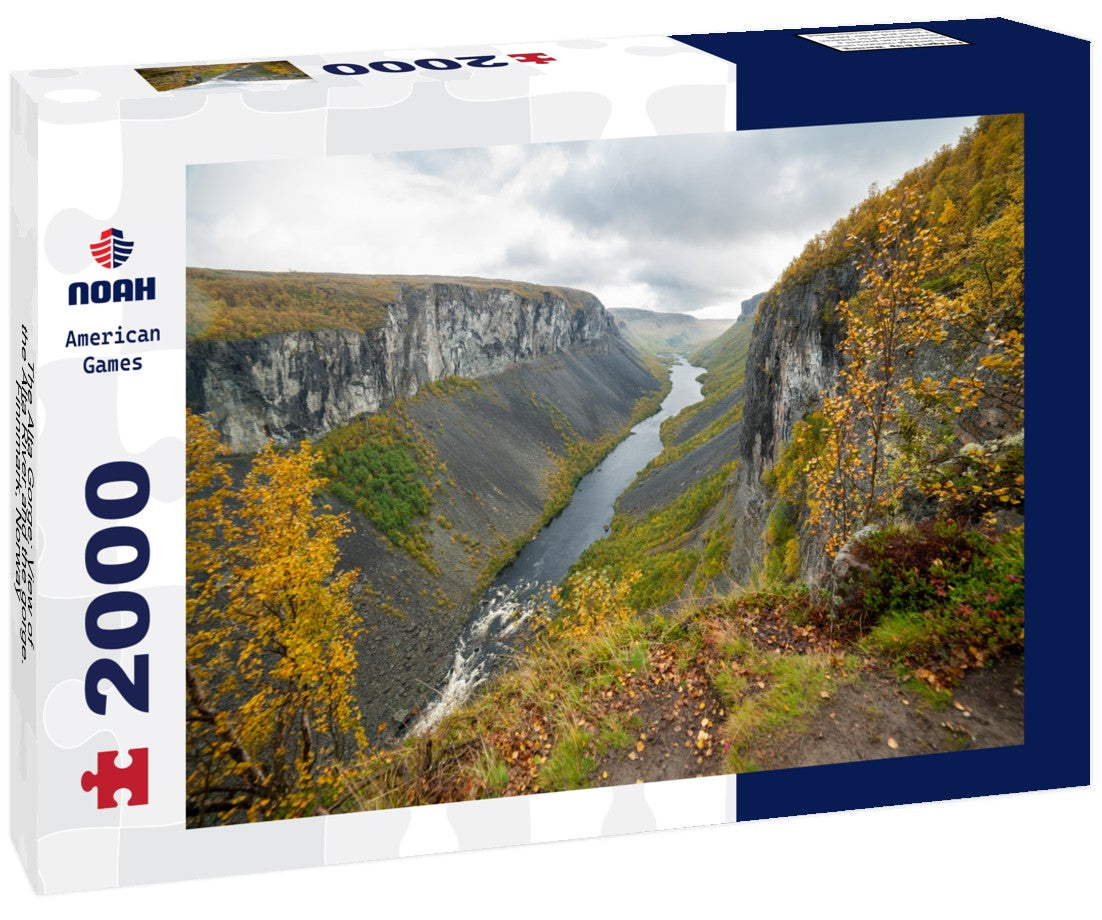 Noah Jigsaw Puzzle The Alta Gorge: View of the Alta River and the gorge. Finnmark, Norway 2000 Pieces