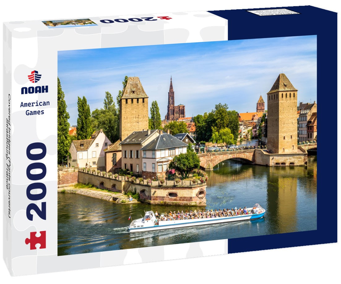 Noah Jigsaw Puzzle Covered bridges (Ponts couverts), Strasbourg, France 2000 Pieces