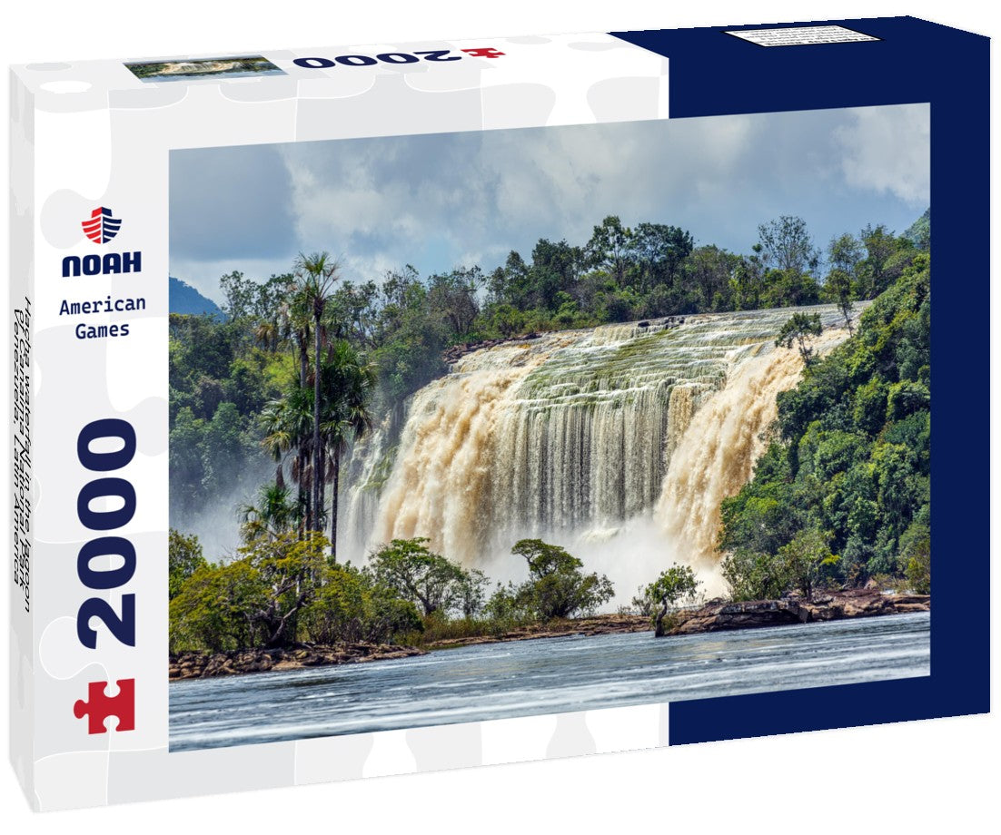 Noah Jigsaw Puzzle Hacha waterfall in the lagoon of Canaima National Park - Venezuela, Latin America 2000 Pieces