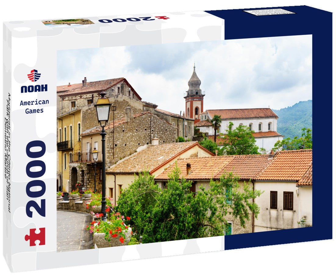 Noah Jigsaw Puzzle Morigerati in the Cilento National Park with the church of San Demetrio Martire 2000 Pieces