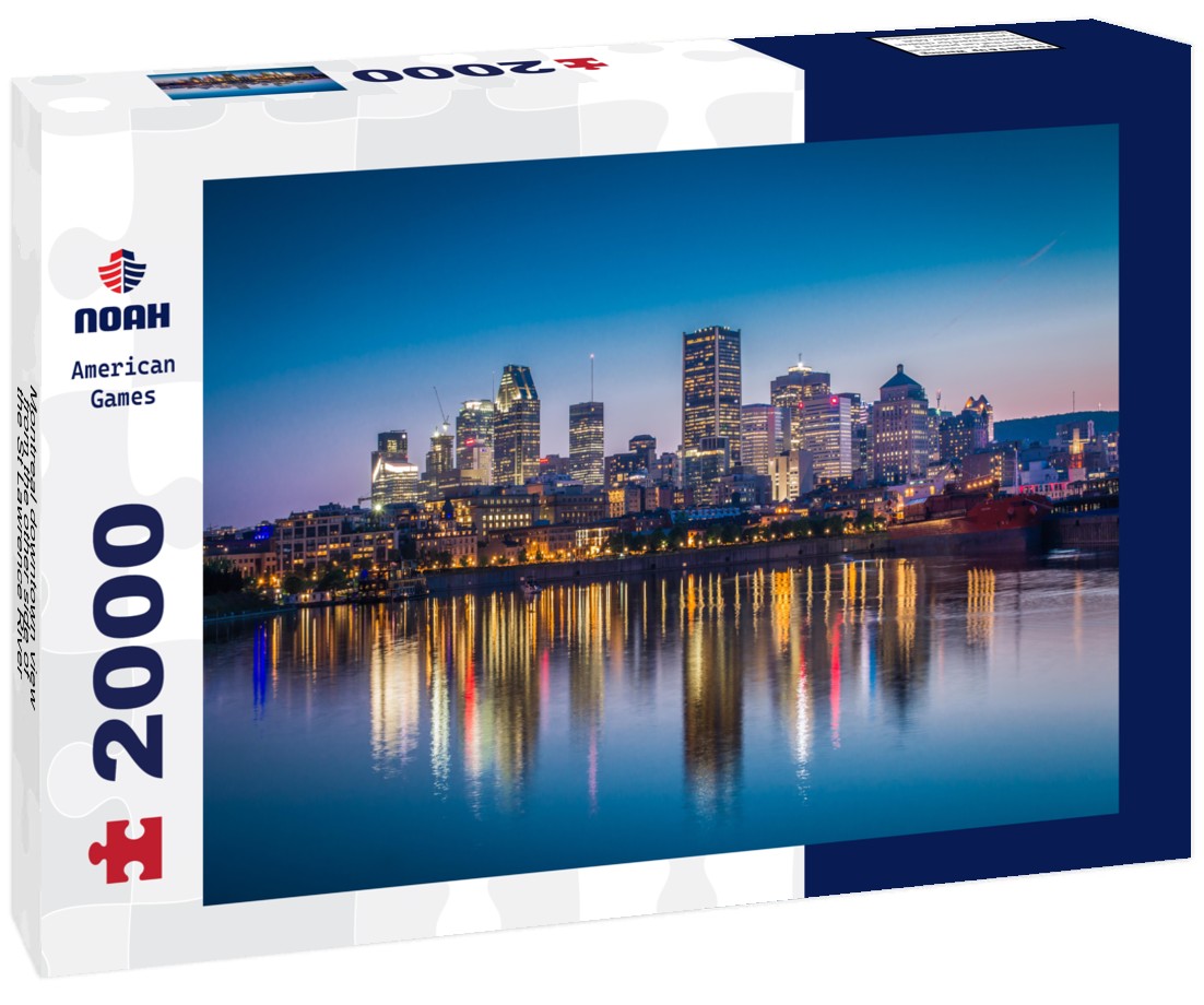 Noah Jigsaw Puzzle Montreal downtown view from the other side of the St Lawrence River 2000 Pieces