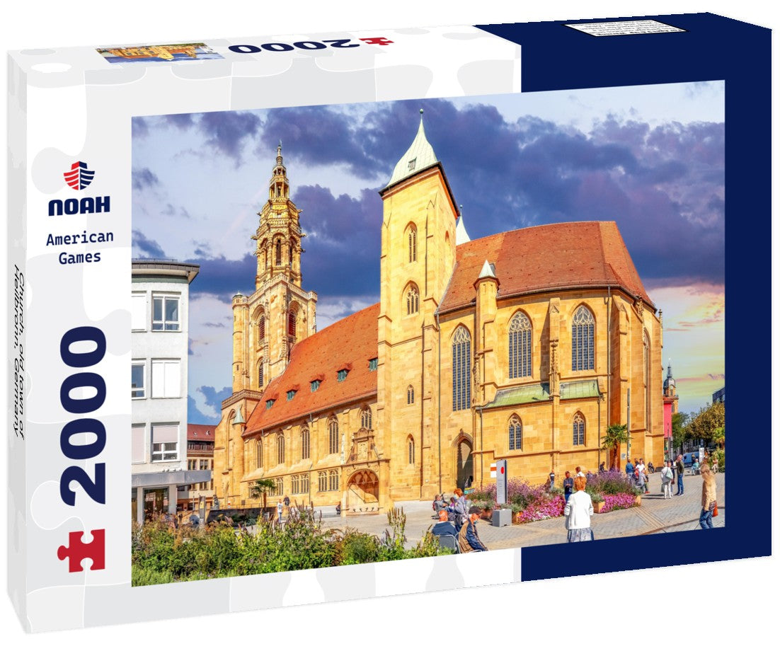 Noah Jigsaw Puzzle Church, old town of Heilbronn, Germany 2000 pieces