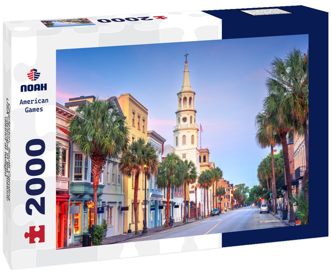 Noah Jigsaw Puzzle Charleston, South Carolina, USA cityscape in the historic district at twilight 2000 pieces