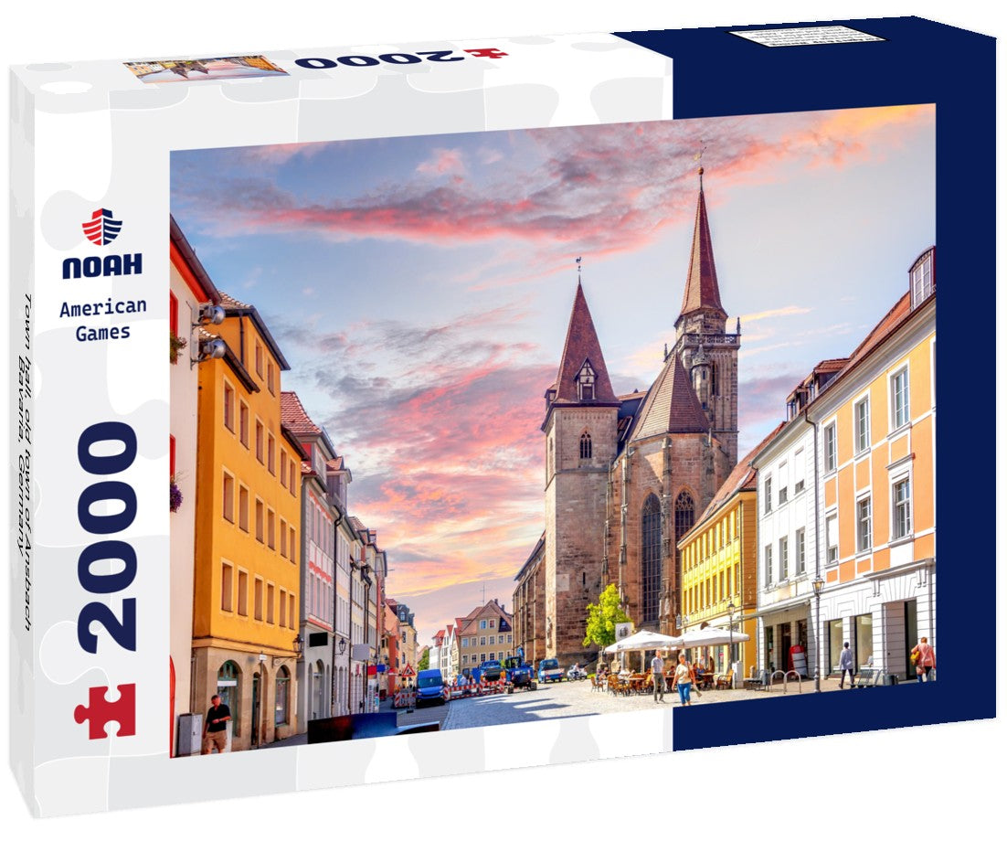Noah Jigsaw Puzzle Town hall, old town of Ansbach, Bavaria, Germany 2000 pieces