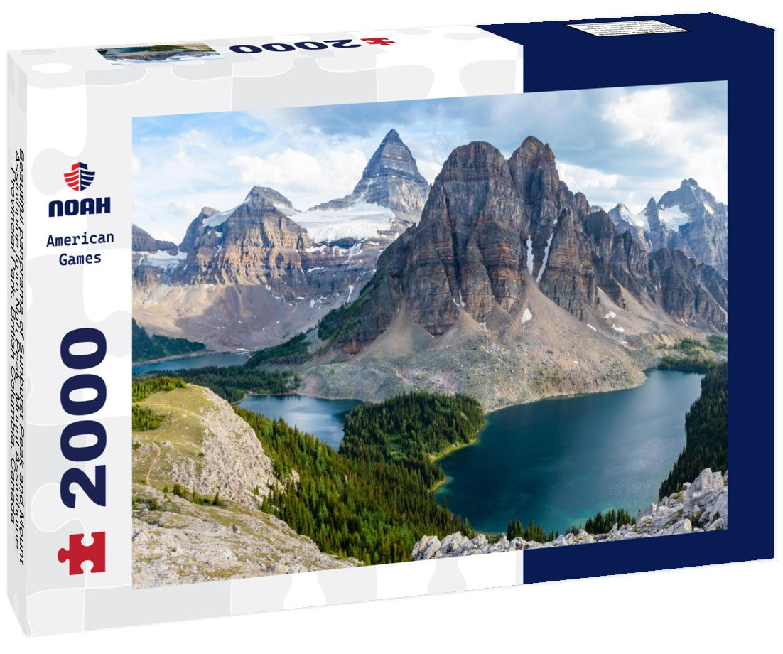 Noah Jigsaw Puzzle Beautiful panorama of Sunburst Peak and Mount Assiniboine from Nub Peak, Mount Assiniboine Provincial Park, British Columbia, Canada 2000 pieces