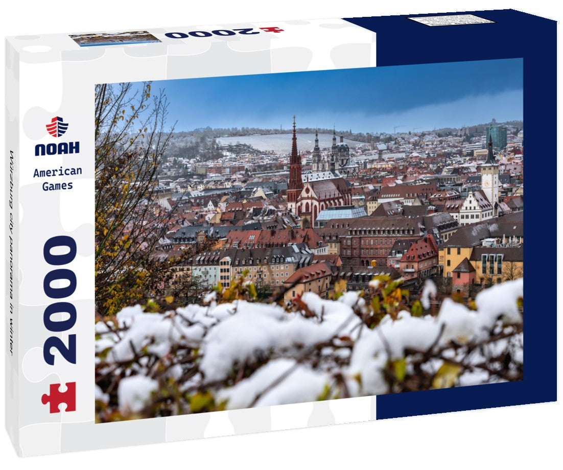 Noah Jigsaw Puzzle Würzburg city panorama in winter 2000 pieces