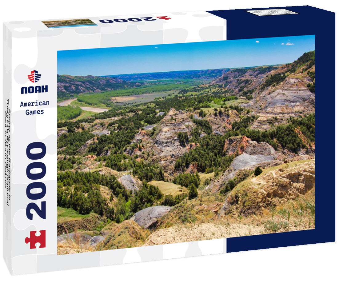 Noah Jigsaw Puzzle Spring at the Badlands in Theodore Roosevelt National Park in North Dakota 2000 pieces