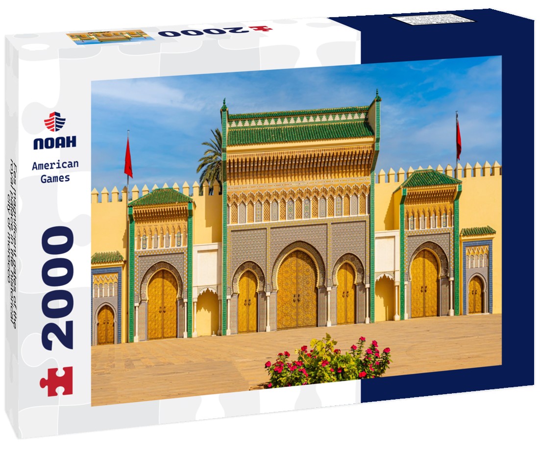 Noah Jigsaw Puzzle Fes magnificent gates of the royal palace in the historical city of morocco 2000 pieces