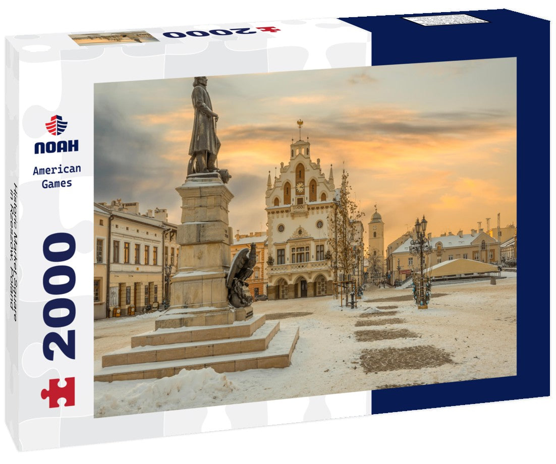 Noah Jigsaw Puzzle Historic Market Square in Rzeszów, Poland 2000 pieces