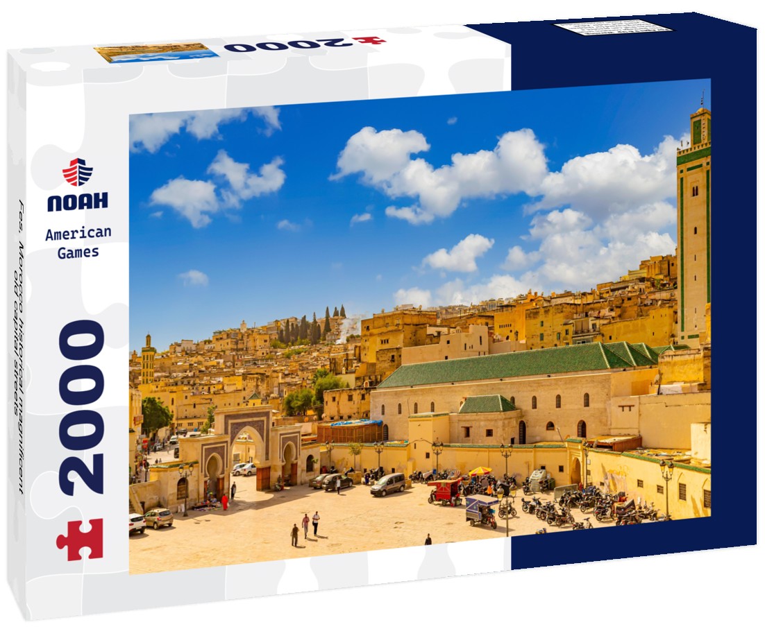 Noah Jigsaw Puzzle Fes, Morocco historical magnificent old capital streets 2000 pieces