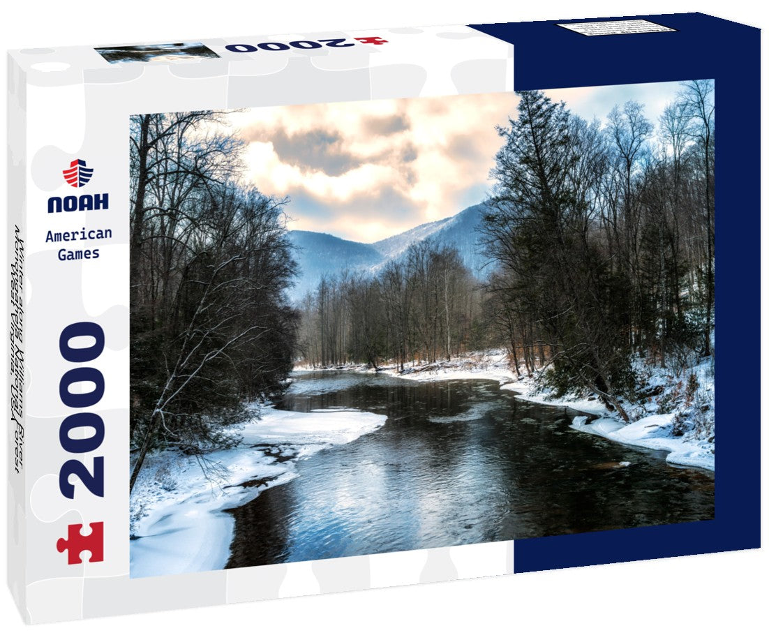 Noah Jigsaw Puzzle Winter along Williams River, Monongahela National Forest, West Virginia, USA 2000 pieces