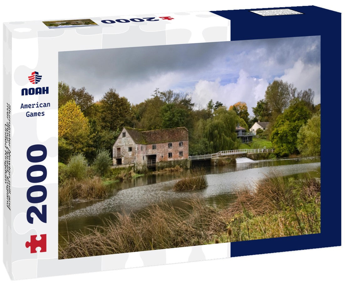 Noah Jigsaw Puzzle Sturminster Newton mill and river Stour, Dorset, England, United Kingdom 2000 pieces