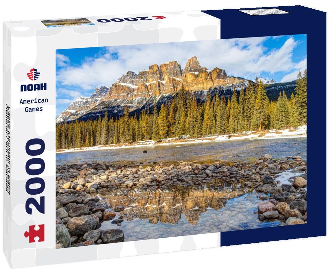 Noah Jigsaw Puzzle Castle Mountain in Banff National Park in Canada 2000 pieces