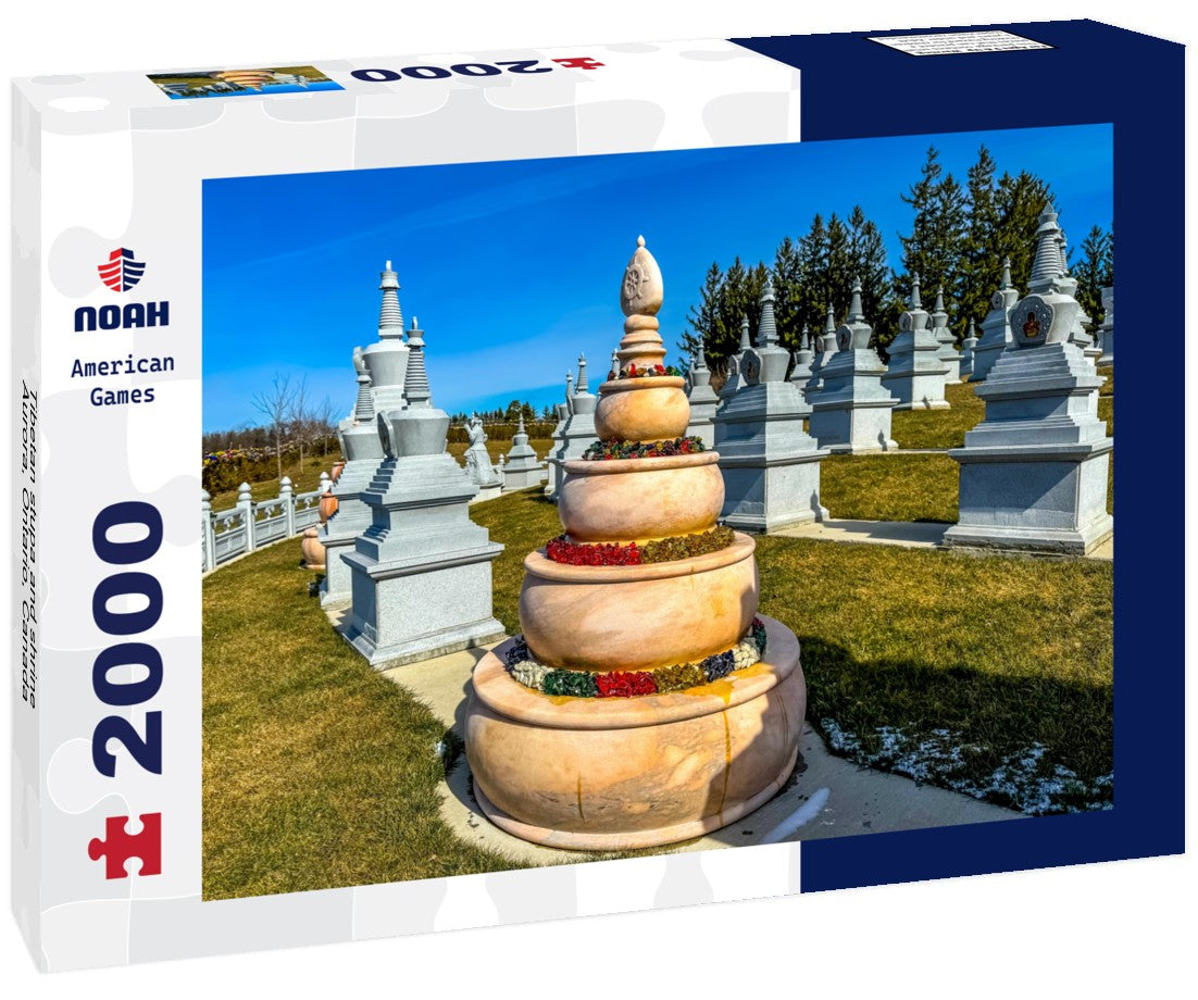 Noah Jigsaw Puzzle Tibetan stupa and shrine, Aurora, Ontario, Canada 2000 pieces