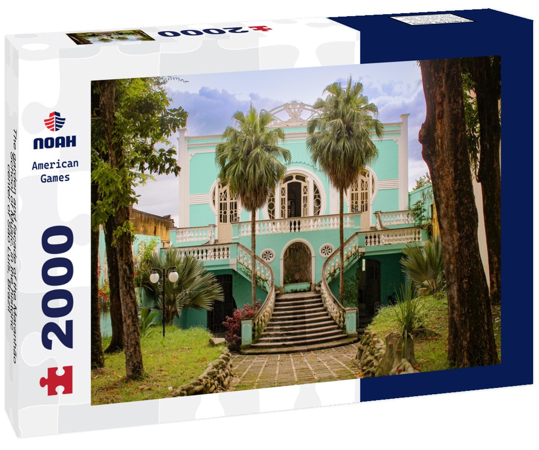 Noah Jigsaw Puzzle The garden and facade of the Maranhão School of Music, in the historic center of São Luís, Brazil 2000 pieces