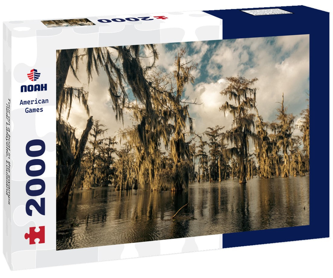 Noah Jigsaw Puzzle Tour on a boat in the swamps near Lafayette, Louisiana 2000 pieces