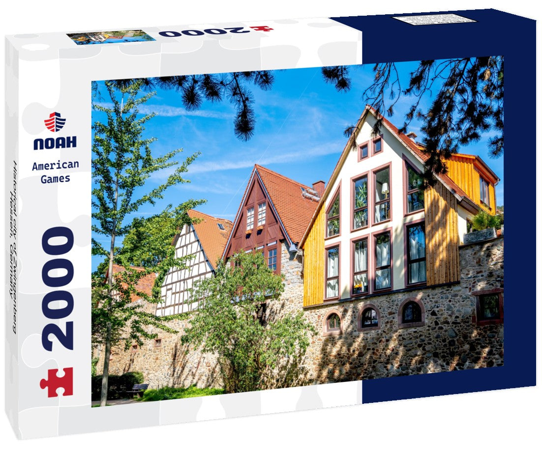 Noah Jigsaw Puzzle Historical city of Zwingenberg, Hessen, Germany 2000 pieces