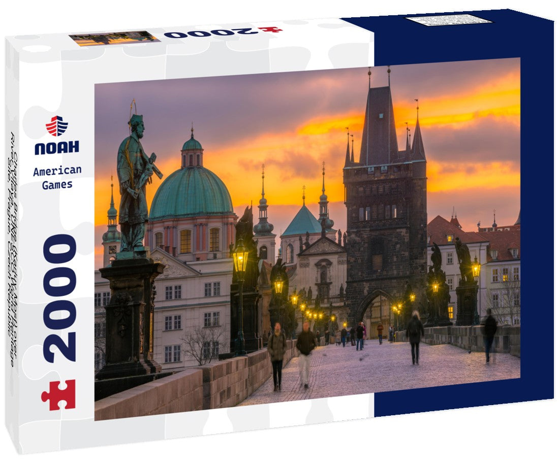 Noah Jigsaw Puzzle Charles Bridge (Karluv Most) over River Vltava, UNESCO World Heritage Site, Prague, Czech Republic 2000 pieces