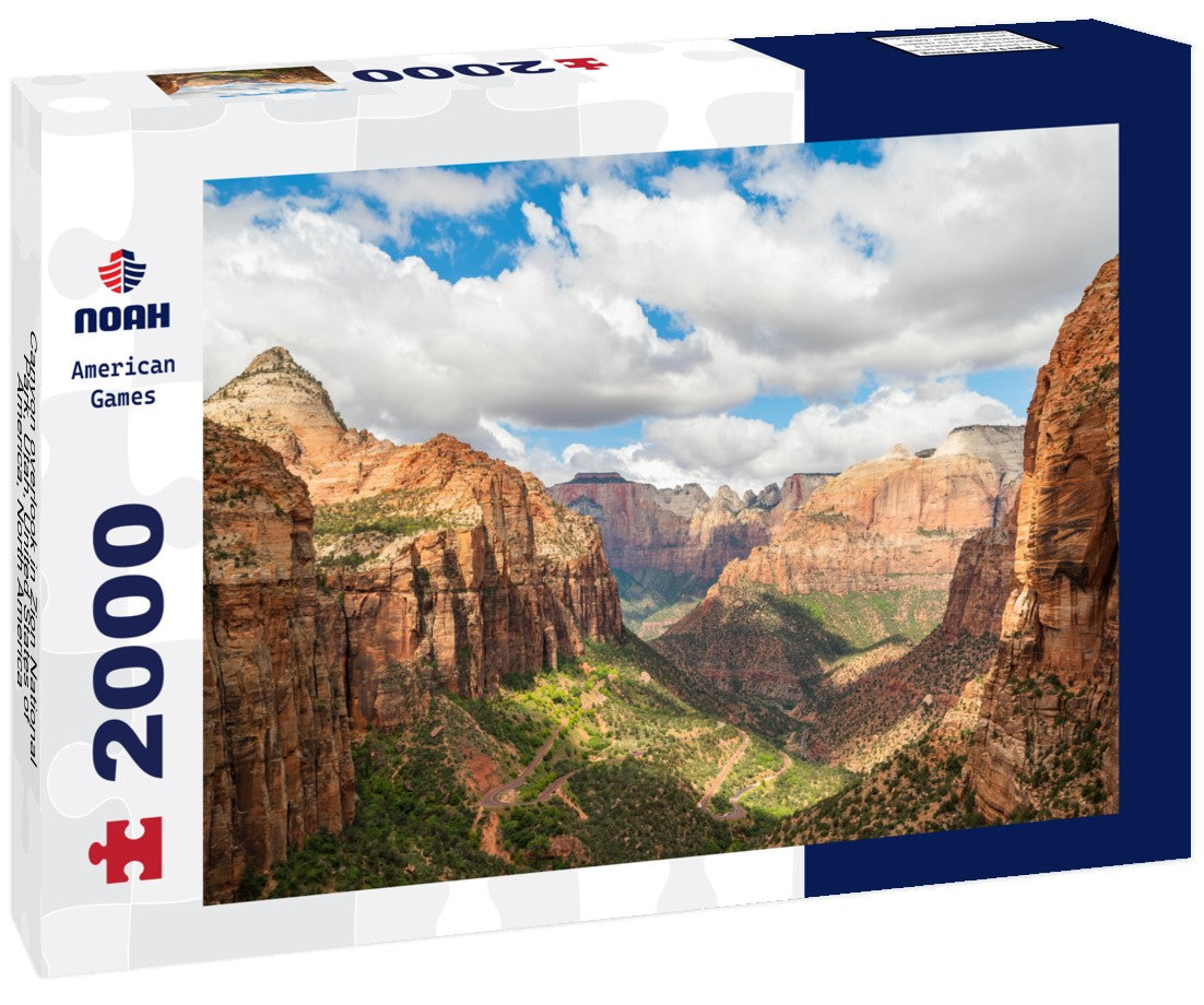 Noah Jigsaw Puzzle Canyon overlook in Zion National Park, Utah, United States of America, North America 2000 pieces