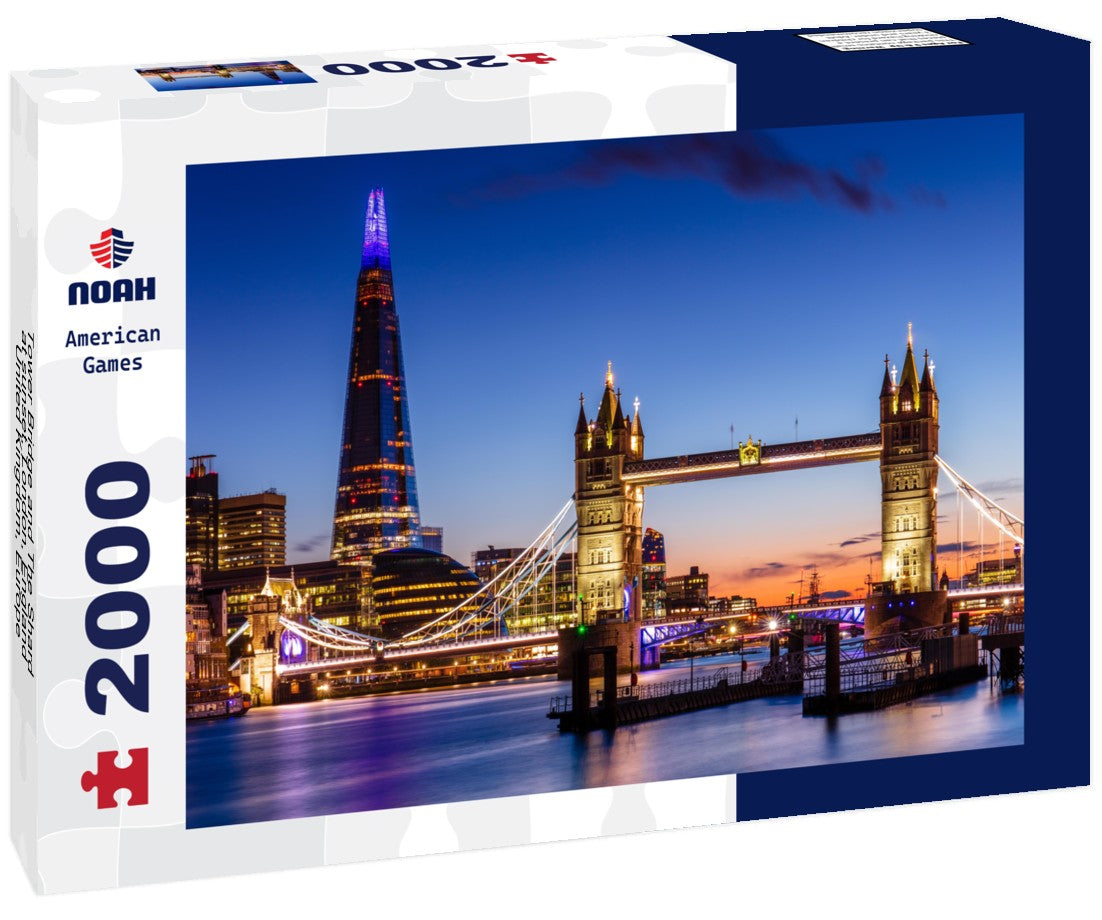 Noah Jigsaw Puzzle Tower Bridge and The Shard at sunset, London, England, United Kingdom, Europe 2000 pieces