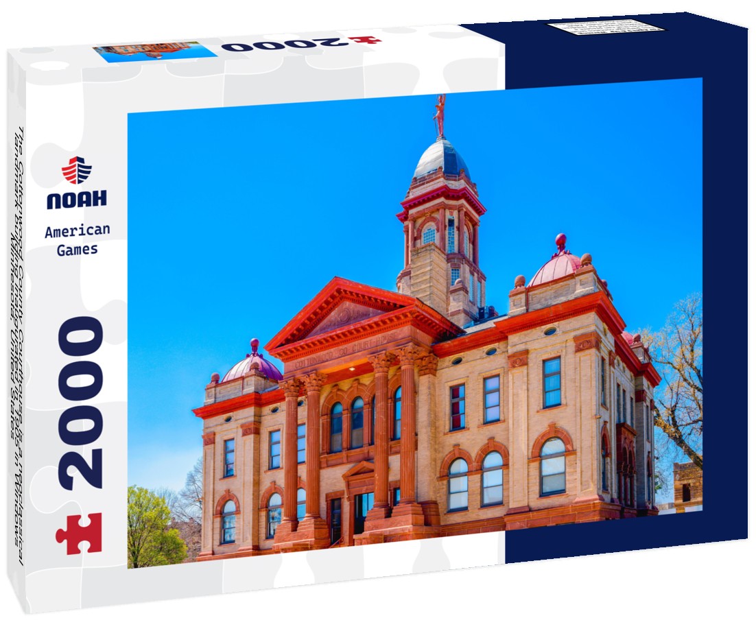 Noah Jigsaw Puzzle The Cottonwood County Courthouse is a neoclassical landmark building inaugurated in 1905 in Windows, Minnesota, United States 2000 pieces