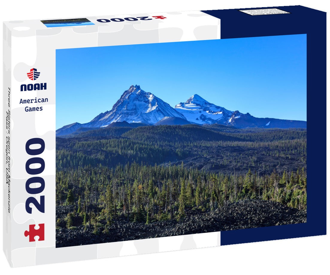 Noah Jigsaw Puzzle Three Sisters seen from Mackenzie Pass : Oregon, USA 2000 pieces