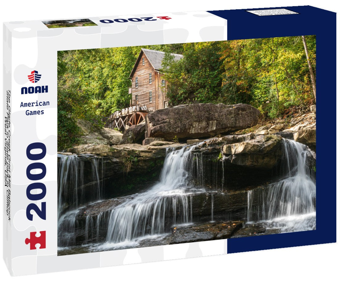 Noah Jigsaw Puzzle The Glade Creek Grist Mill Babcock State Park in State park in Clifftop, West Virginia, USA 2000 pieces