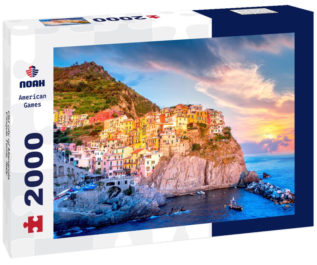Noah Jigsaw Puzzle Old city of Manarola, Cinque Terre, Italy 2000 pieces