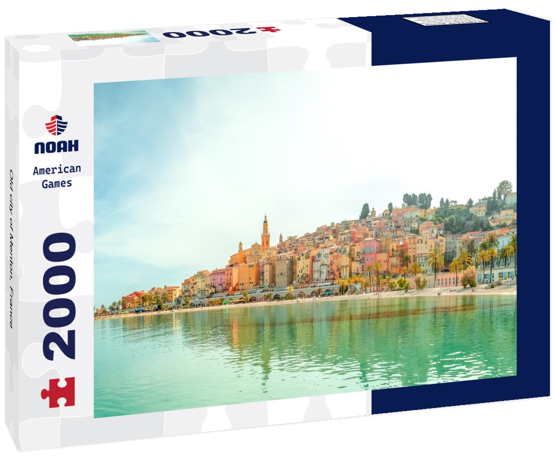 Noah Jigsaw Puzzle Old city of Menton, France 2000 pieces