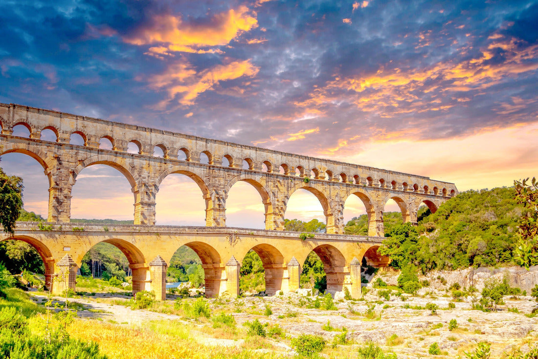 Pont Du Gard, Aqueduct, Remoulins, South of France 2000pc Puzzle