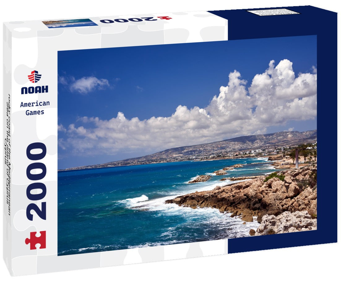 Noah Jigsaw Puzzle rocky coast of the Mediterranean Sea on the island of Cyprus, Cyprus 2000 pieces