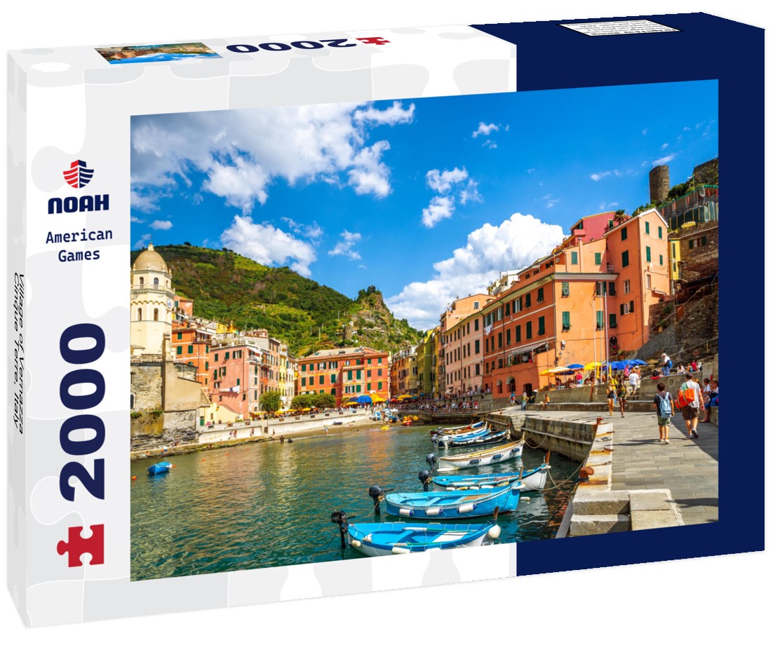 Noah Jigsaw Puzzle Village of Vernazza, Cinque Terre, Italy 2000 pieces