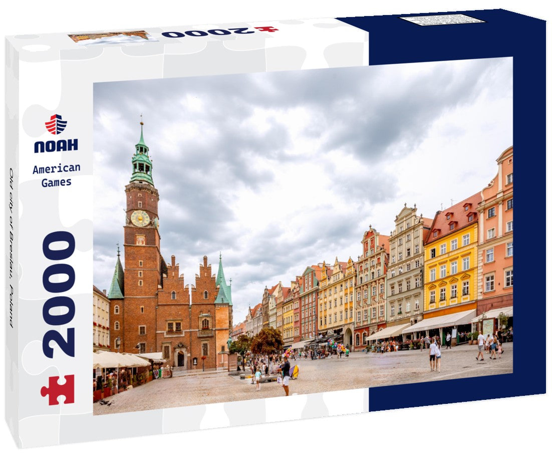 Noah Jigsaw Puzzle Old city of Breslau, Poland 2000 pieces