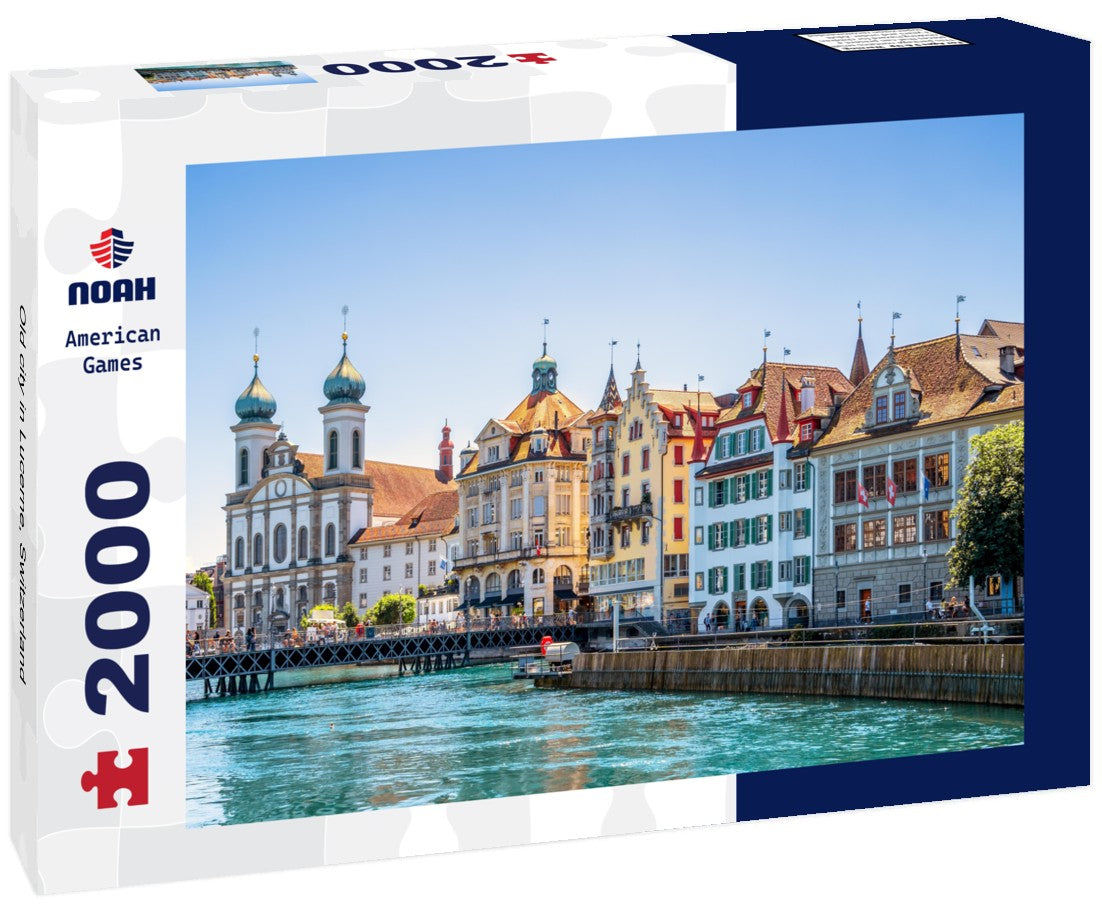 Noah Jigsaw Puzzle Old city in Lucerne, Switzerland 2000 pieces