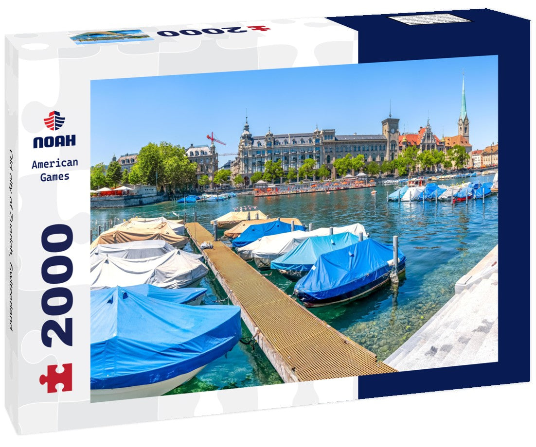 Noah Jigsaw Puzzle Old city of Zuerich, Switzerland 2000 pieces
