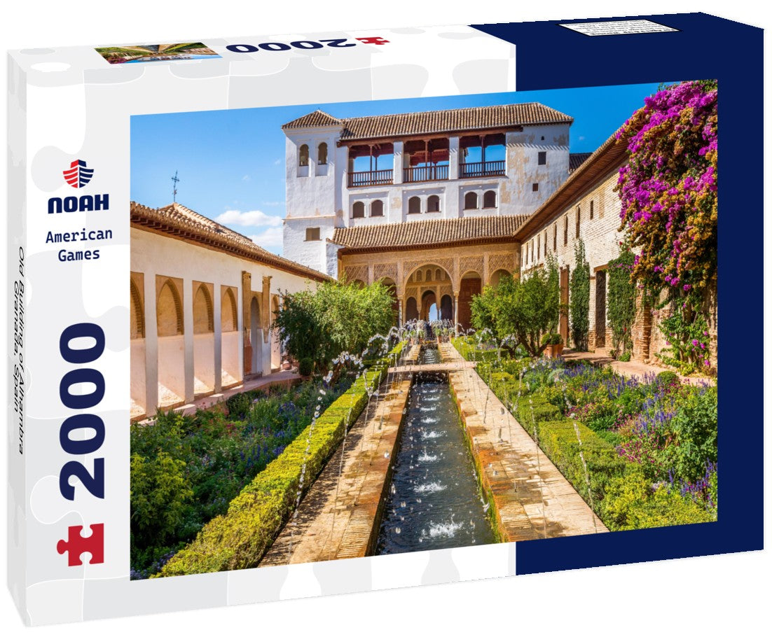 Noah Jigsaw Puzzle Old Building of Alhambra Granada, Spain 2000 pieces