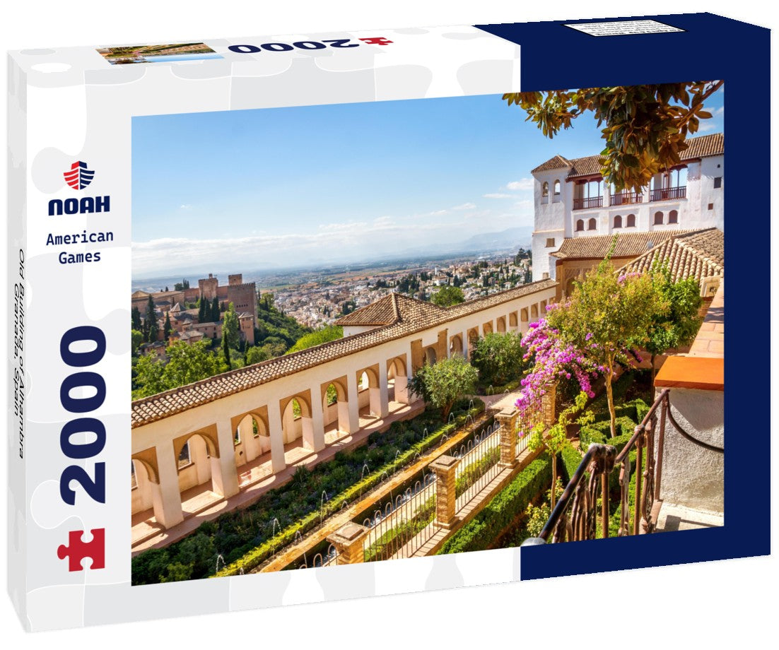 Noah Jigsaw Puzzle Old Building of Alhambra Granada, Spain 2000 pieces